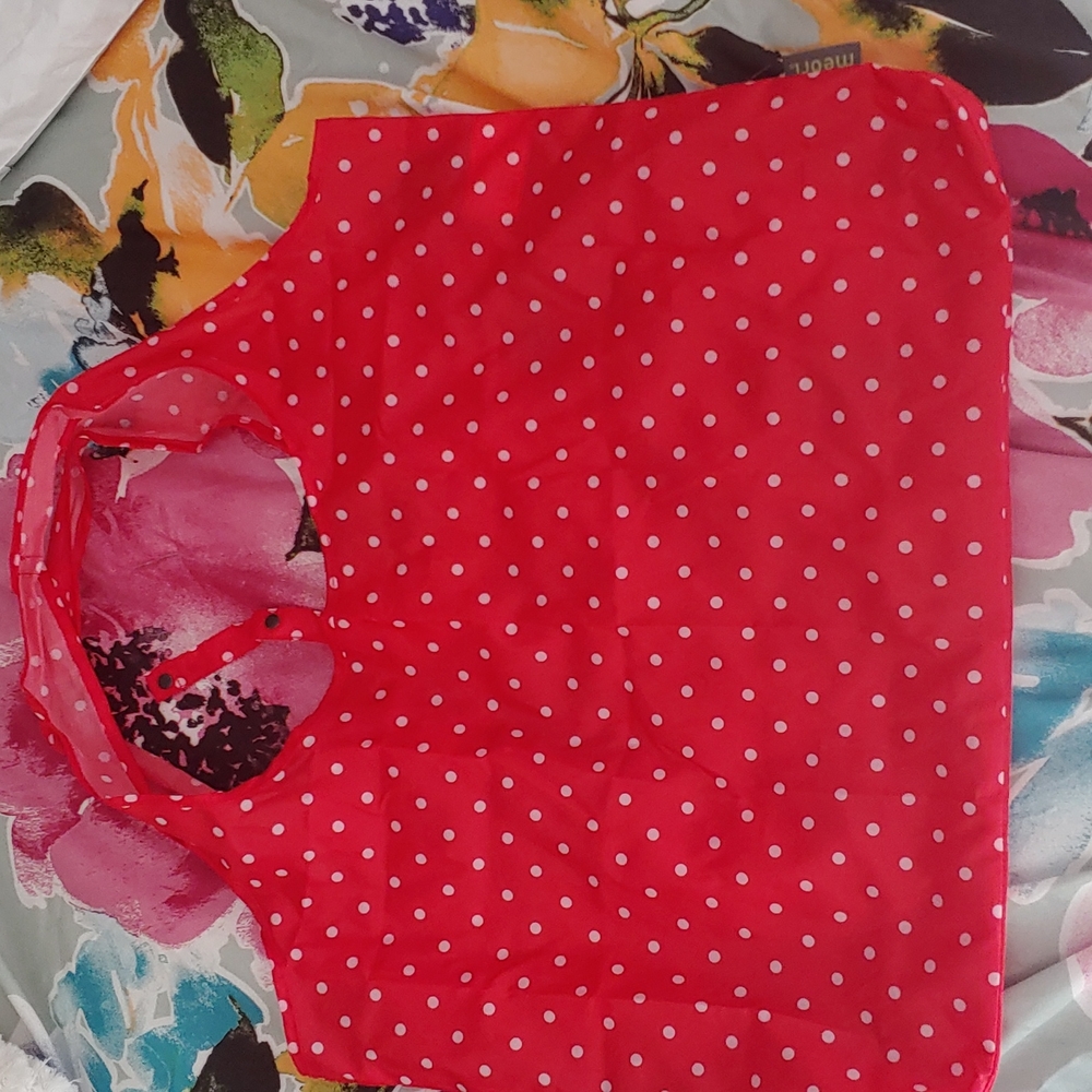 Red Reusable Shopoer Bag
